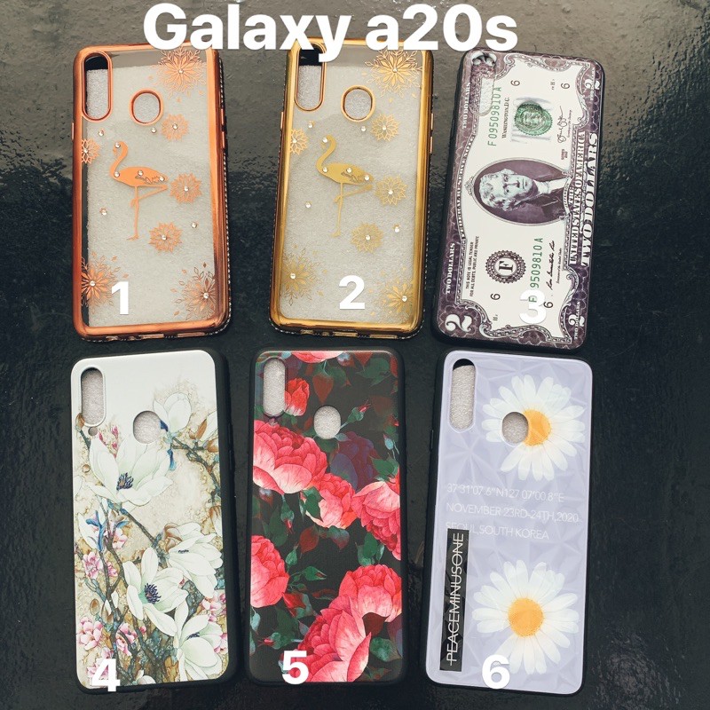 Ốp lưng Galaxy A20s viền dẻo hình Adidas và trong suốt