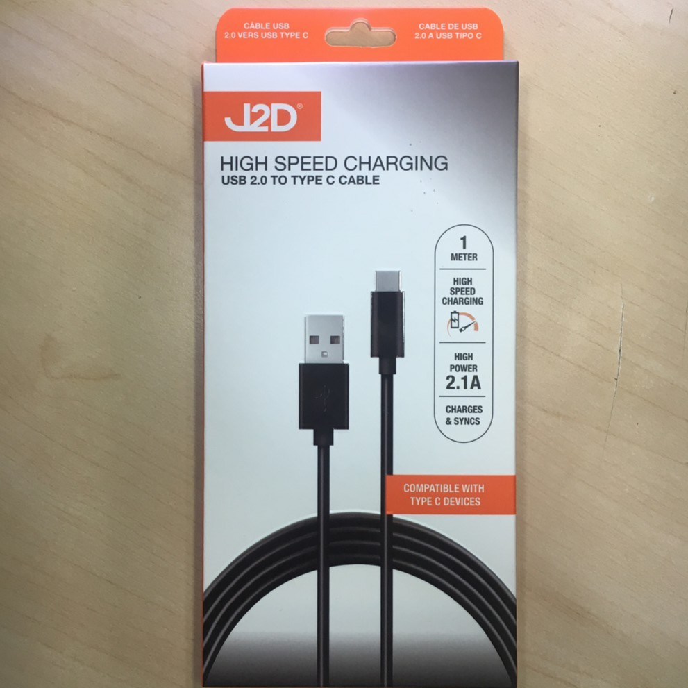 Dây cáp USB 2.0 type C 1m Uncle Bills EA1365