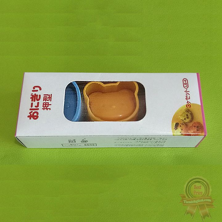 Khuôn tạo hình cơm hoạt hình Nhật Bản  hình gấu cá thỏ cơm ăn dặm cho bé trẻ em