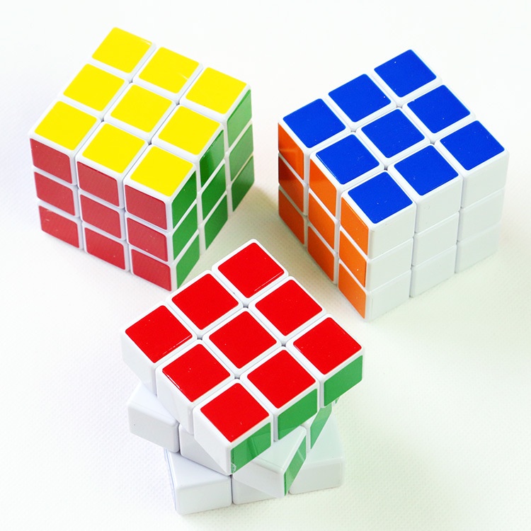 Đồ chơi rubik hình khối 3x3x3, Rubik xếp hình khối lập phương, Đồ chơi thông minh giải trí phát triển trí tuệ cho bé