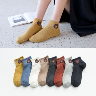 [GIÁ HỦY DIỆT]{150K FREESHIP} SÉT 10 ĐÔI VỚ GẤU BROWN SIÊU HÓT