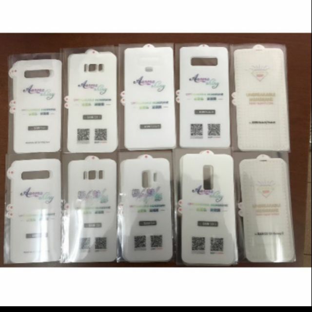 Dán PPF tự phục hồi trầy xước cho mặt lưng và màn hình Samsung S9