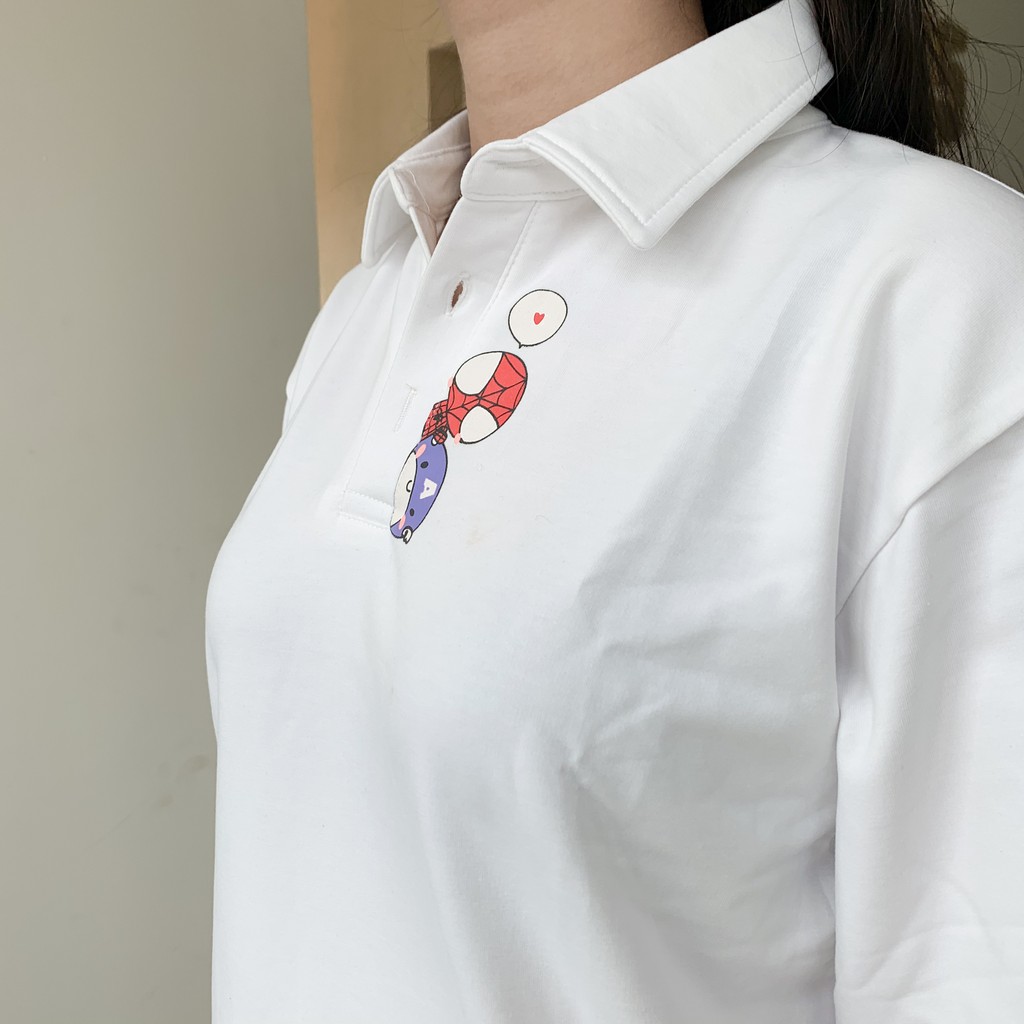 [Mã WASKT304 giảm 15% tối đa 30K đơn 99K] Áo thun áo phông tay lỡ cổ bẻ Polo Unisex 2 màu full size M L XL | BigBuy360 - bigbuy360.vn