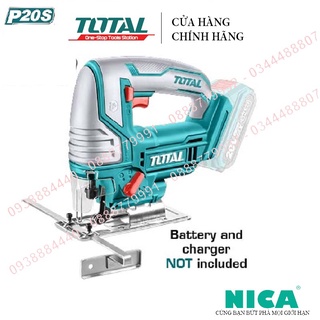 Máy cưa lọng dùng pin Total TJSLI8501 Máy cắt lọng cầm tay Khả năng cắt tối đa: Kim loại: 10mm Gỗ: 85mm [thietbilaodong]