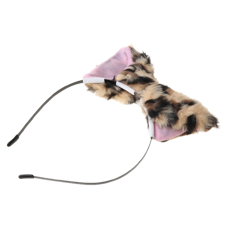 Flgo Băng Đô Tai Mèo Lông Dài Hóa Trang Anime Thời Trang Cho Nữ