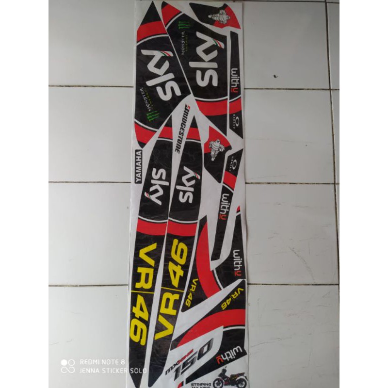 Sticker Dán Trang Trí Xe Hơi Mx King Mx King 150 Exciter 150, Y15zr Sky Vr46