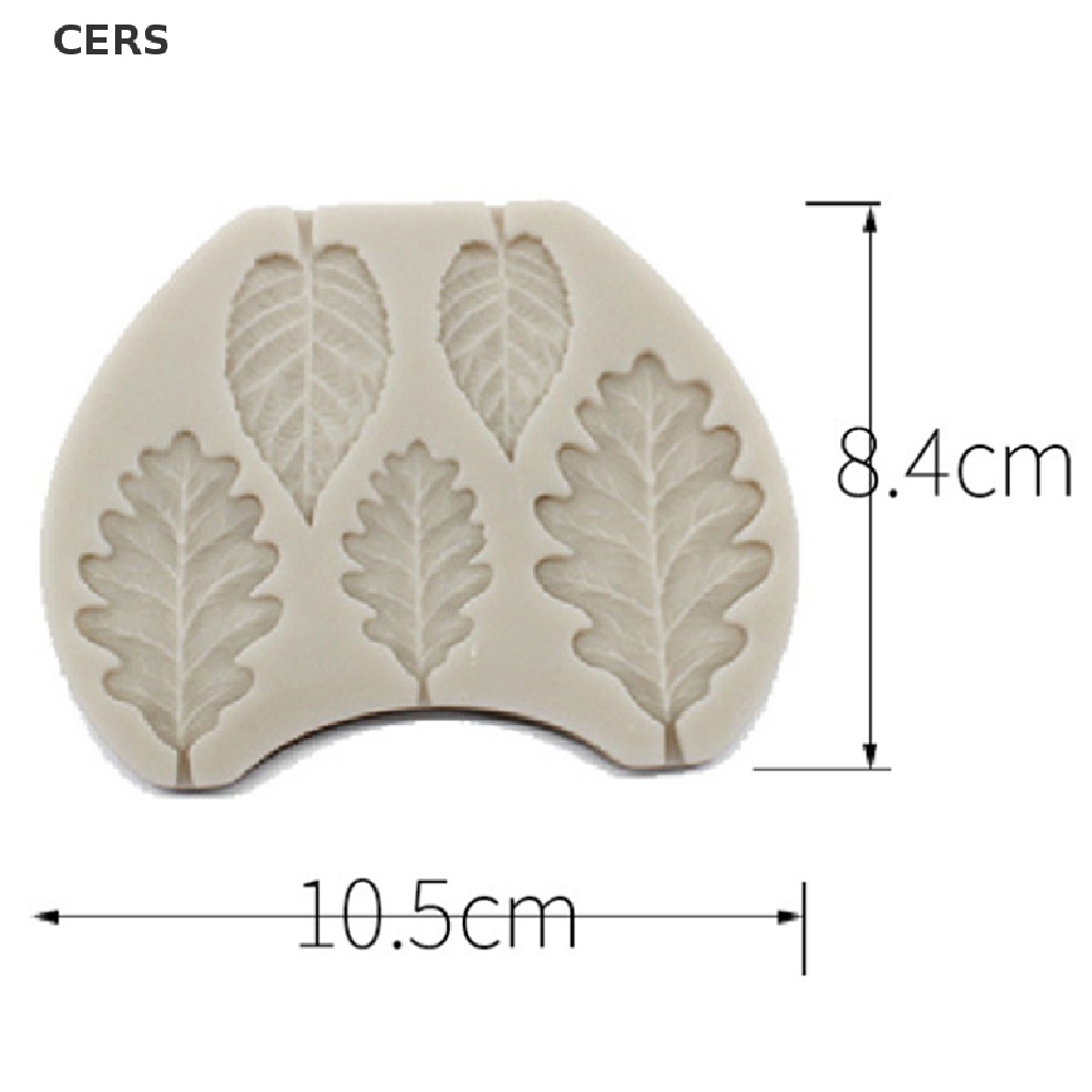 Khuôn Silicone Làm Bánh Hình Lá Cây Sồi Độc Đáo