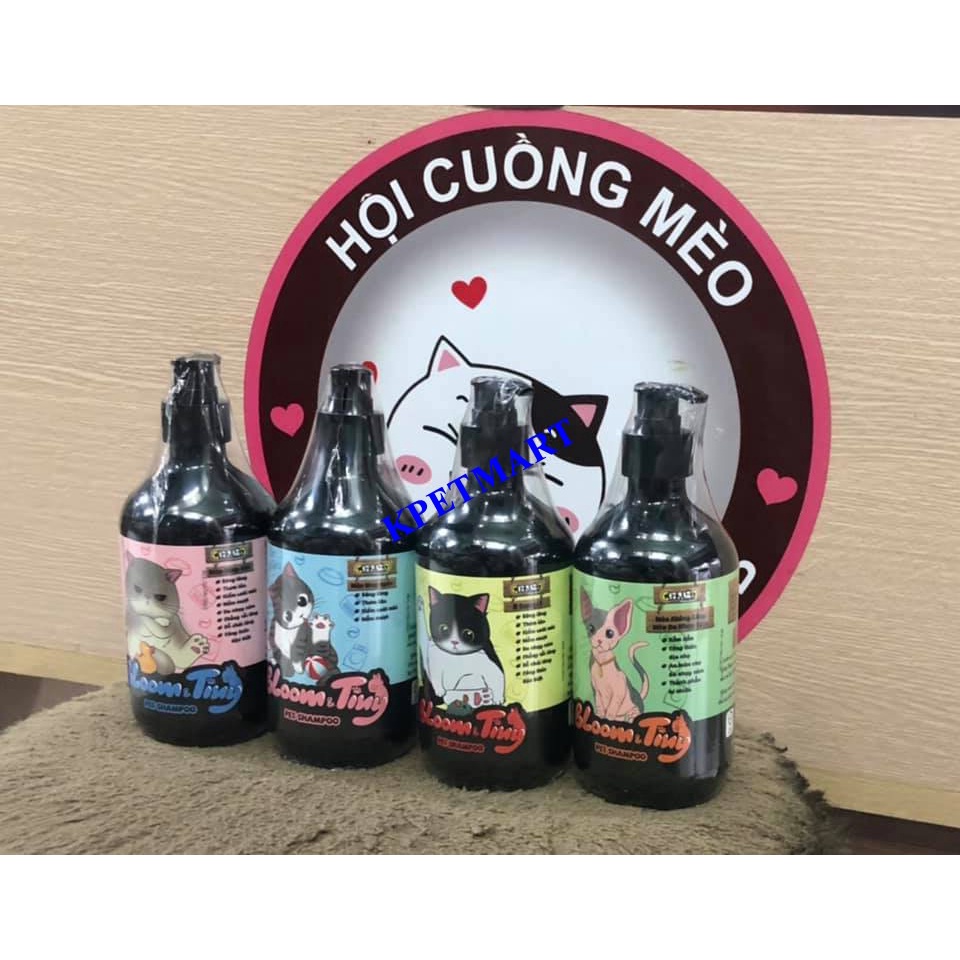 [Mã PET50 giảm 10% - tối đa 50K đơn 250K] Sữa tắm cao cấp cho mèo BLOOM &amp; TINY - Maneki Neko chai 500ml siêu lưu hương