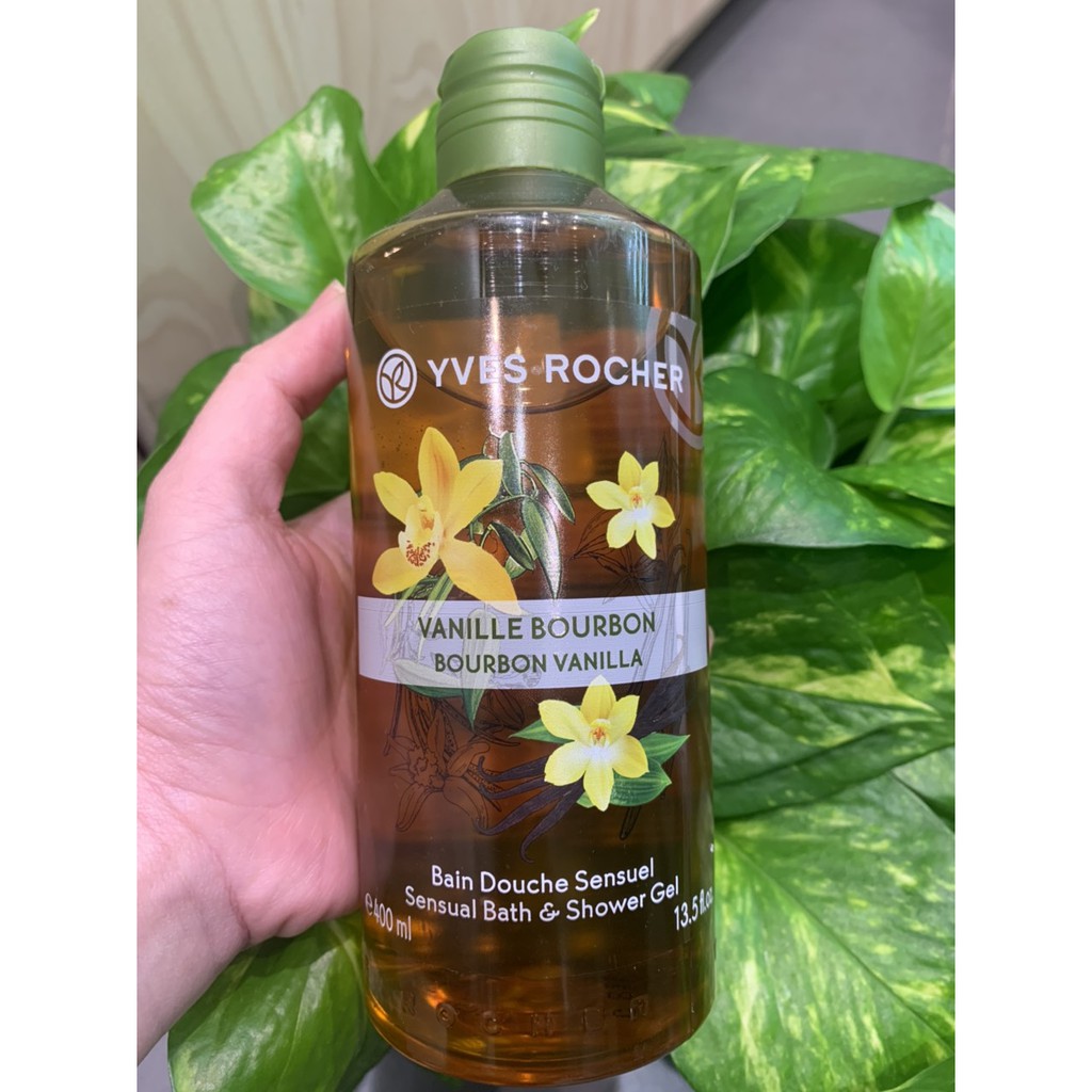 Gel Tắm Yves Rocher Hương Bourbon Vanilla Bath And Shower Gel 400ml