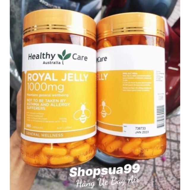 (tem Chemist, date 2023) Viên uống sữa ong chúa Royal Jelly, 365 viên - Mẫu mới | Thế Giới Skin Care
