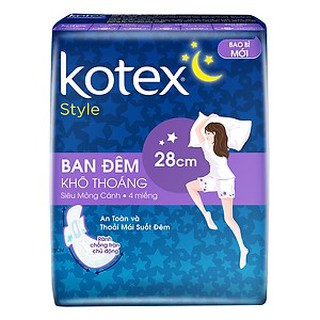 Băng Vệ Sinh Kotex Khô Thoáng 6 miếng 28cm