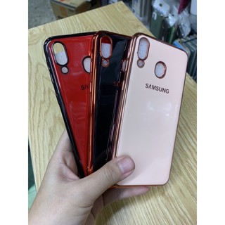 Ốp lưng samsung M20 dẻo xi bóng màu thời trang