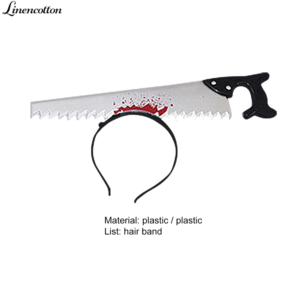 Băng đô cài tóc hình dao nhựa độc đáo