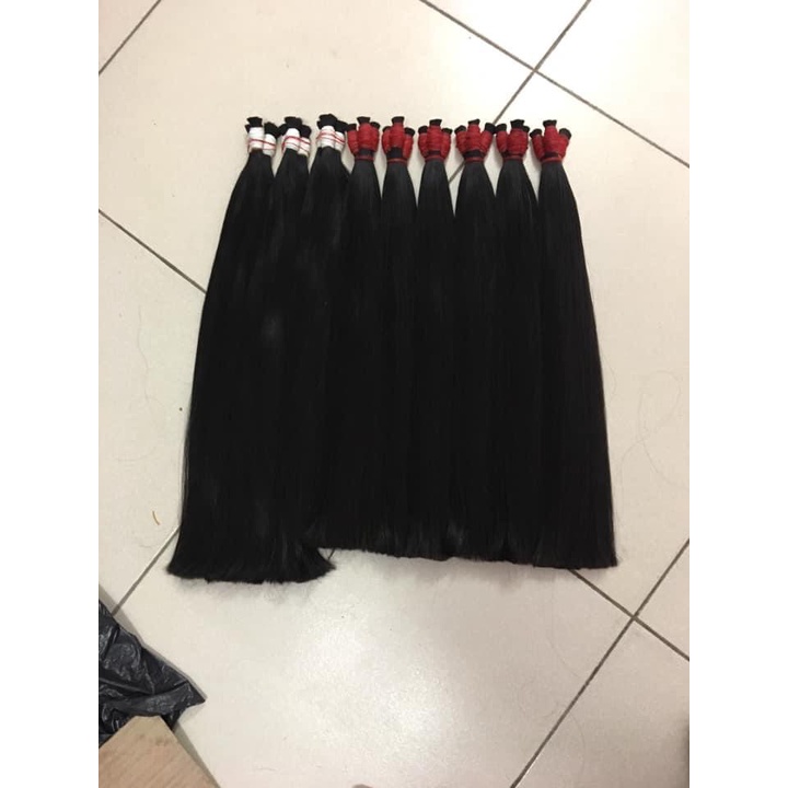Tóc Nối 45cm Tự Nhiên – Chất Lượng Cao, Không Rối, Không Xơ
