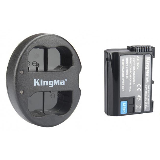 Combo 2 pin 1 sạc đôi Kingma EN-EL15