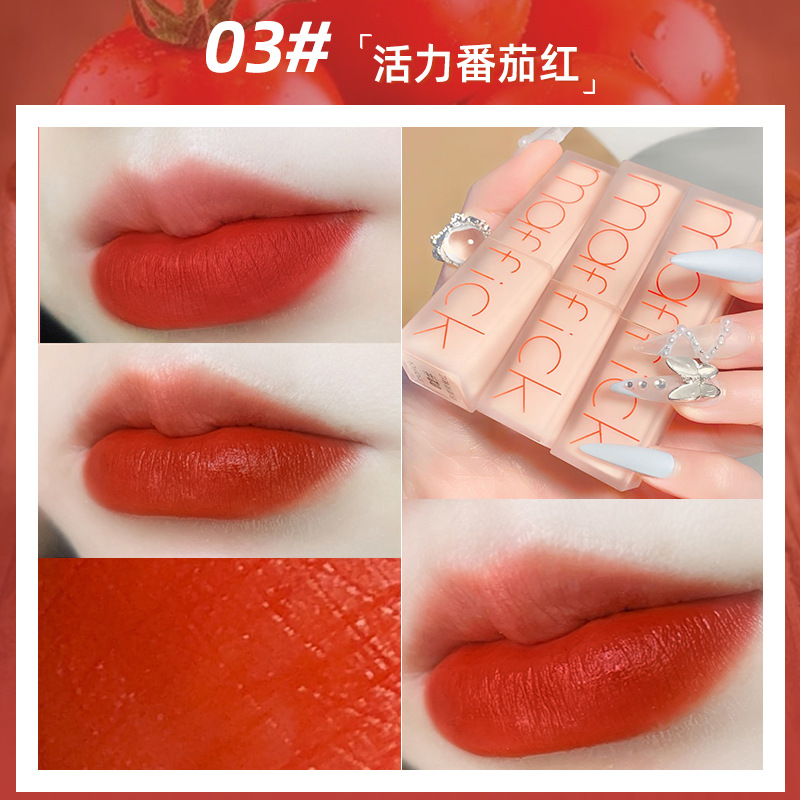 MAFFICK 6 Color Matte Lipstick Waterproof Non-Stick Cup Velvet Cute Lipstick | BigBuy360 - bigbuy360.vn
