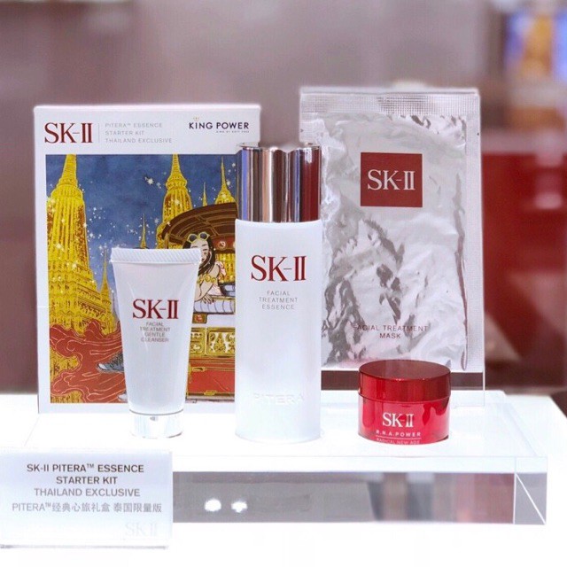{SHOP YÊU THÍCH } Set 4 Sản Phẩm Dưỡng Da SK-II Pitera Essence Starter Kit Exclusive {SALE KHỦNG}
