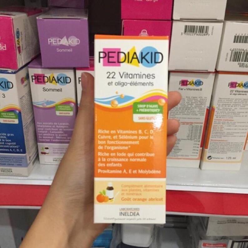 [chính hãng] Vitamin pediakid tăng đề kháng, pediakid ăn ngon, 22 vitamin, pediakid d3 cho bé