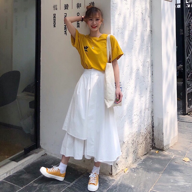 [Mã WAADD giảm 20k đơn 99k] Chân váy tầng vạt lệch Ulzzang siêu xinh | BigBuy360 - bigbuy360.vn