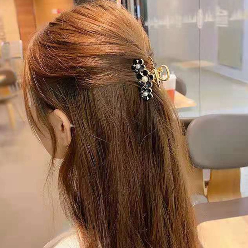 Kẹp Tóc Hình Hoa Bằng Hợp Kim