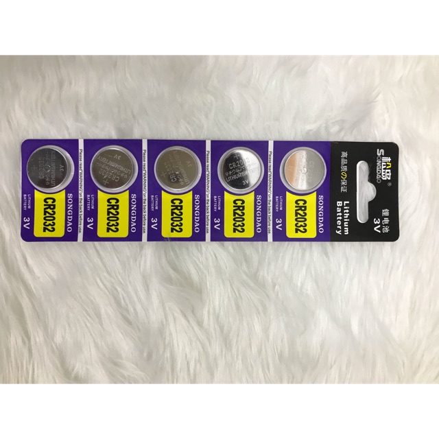 Bán 1 vỉ pin 5 viên 2032 giá 40k