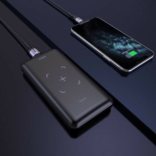 Sạc dự phòng, sạc không dây Hoco J50 10.000mAh, hỗ trợ sạc nhanh, bảo hành 12 tháng