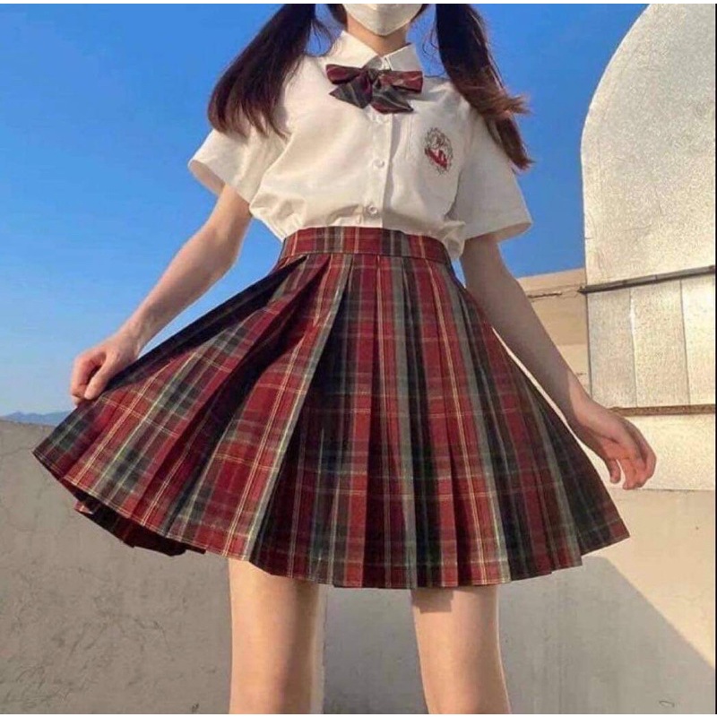 Váy học sinh Lovely Bee + áo