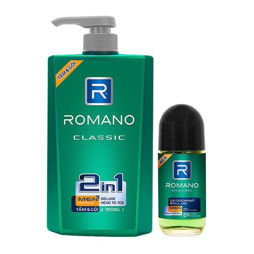Combo Romano 2 in 1 65o g + lăn Romano 50 ml