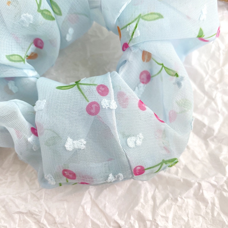 Dây buộc tóc Scrunchies vải dễ thương Jelishop