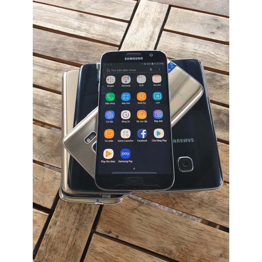 Điện thoại Samsung Galaxy S7 Máy Cũ 1 sim Chip Exynos 8890 / Snap 820 - Rom 32GB Ram 4GB Màn Super Amoled 5.1'