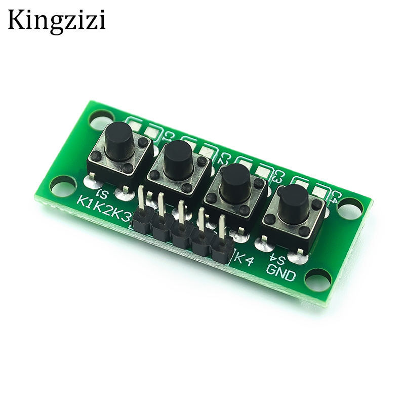 Bộ Bảng Mạch Tạm Thời 1x4 4 Phím Cho Arduino