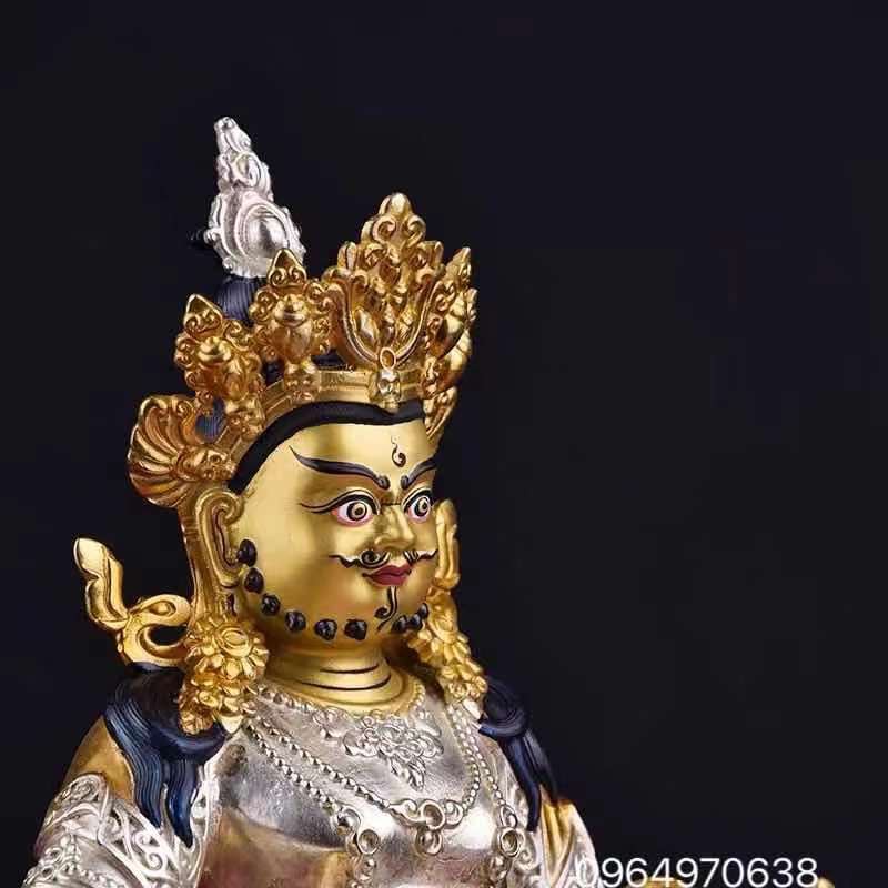 Tượng đồng Tây Tạng - Hoàng Thần Tài 22cm