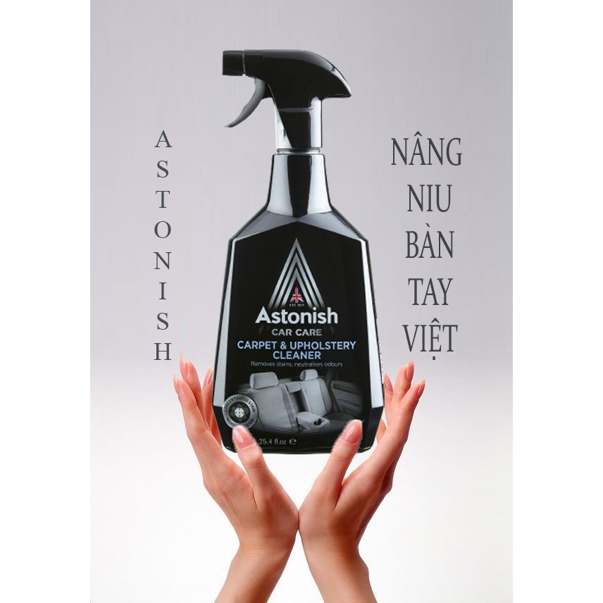 Bình xịt vệ sinh ghế xe bọc vải nỉ Astonish C1526