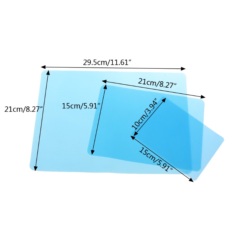 Sa Set 3 Tấm Silicon Chống Dính Chịu Nhiệt Làm Trang Sức Thủ Công