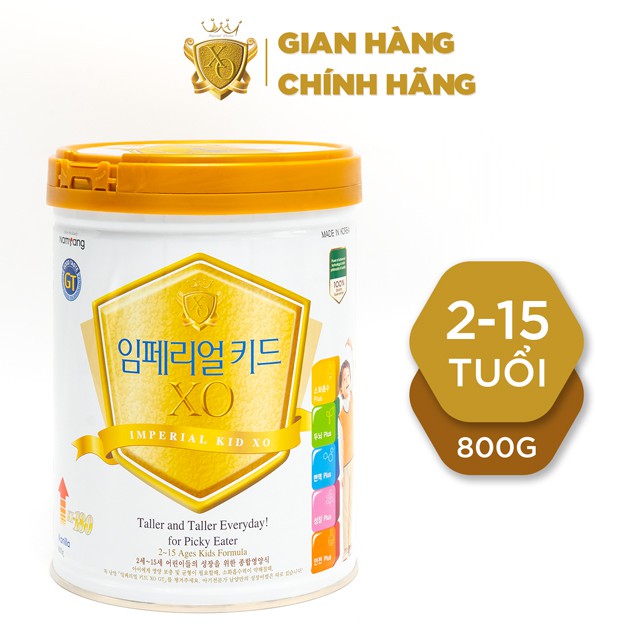 [Mã BMBAU50 giảm 7% đơn 150K] Sữa Bột Namyang Imperial Kid XO GT 800g