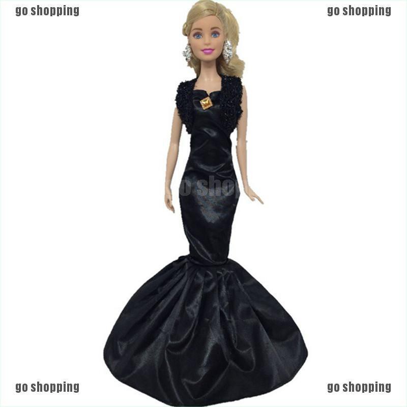 {go shopping}Fashion Ruffle Wedding Party Gown Mermaid Dresses Clothes For Doll Gift