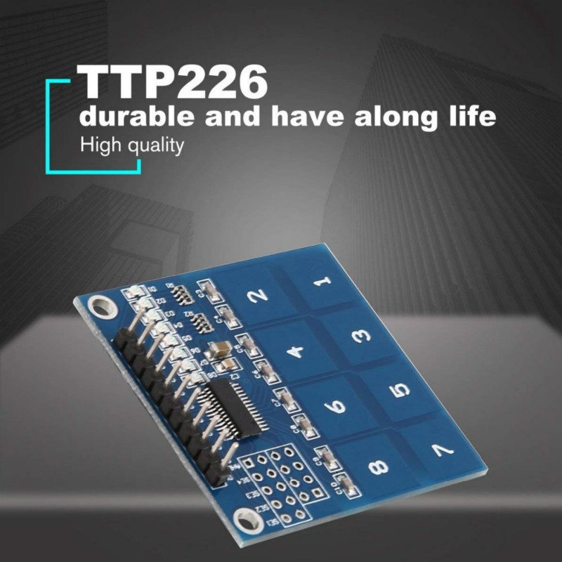 Cảm biến chạm 8 phím TTP226 - Module touch sensor cảm ứng điện dung