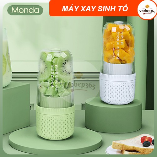 [CAM KẾT CHÍNH HÃNG] Máy xay sinh tố mini cầm tay Monda. Bảo hành 6 tháng 1 đổi 1