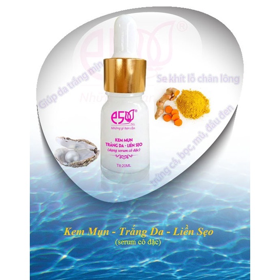 Kem Mụn Trắng Da Liền Sẹo E5