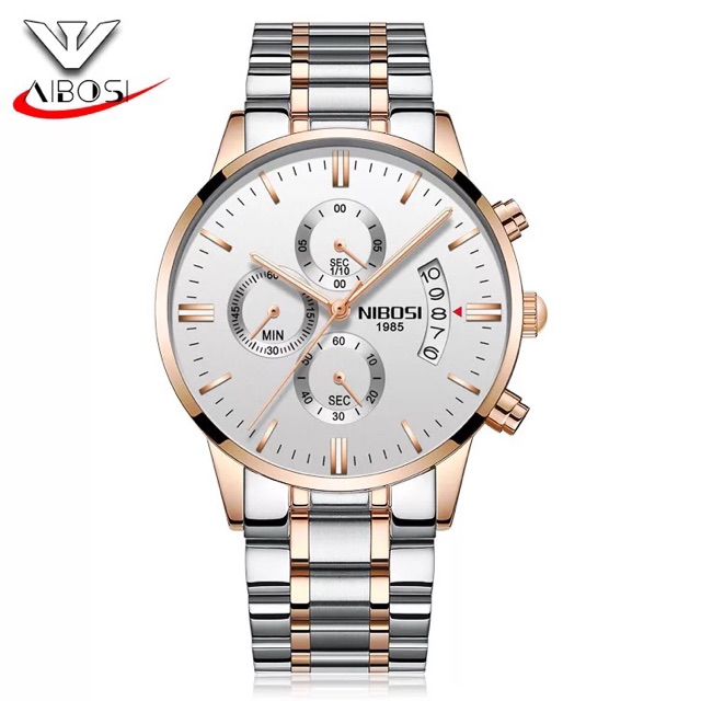 Đồng hồ nam NIBOSI cao cấp dây kim loại | BigBuy360 - bigbuy360.vn
