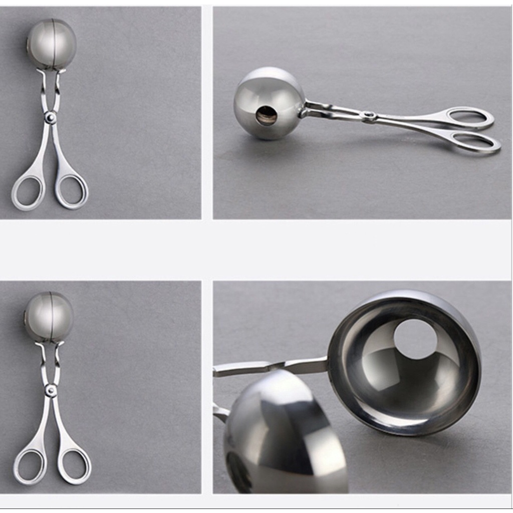Dụng Cụ Làm Thịt Viên, Cá Viên Chất Liệu Inox 304 Kích Thước 3.5cm Dài 16cm