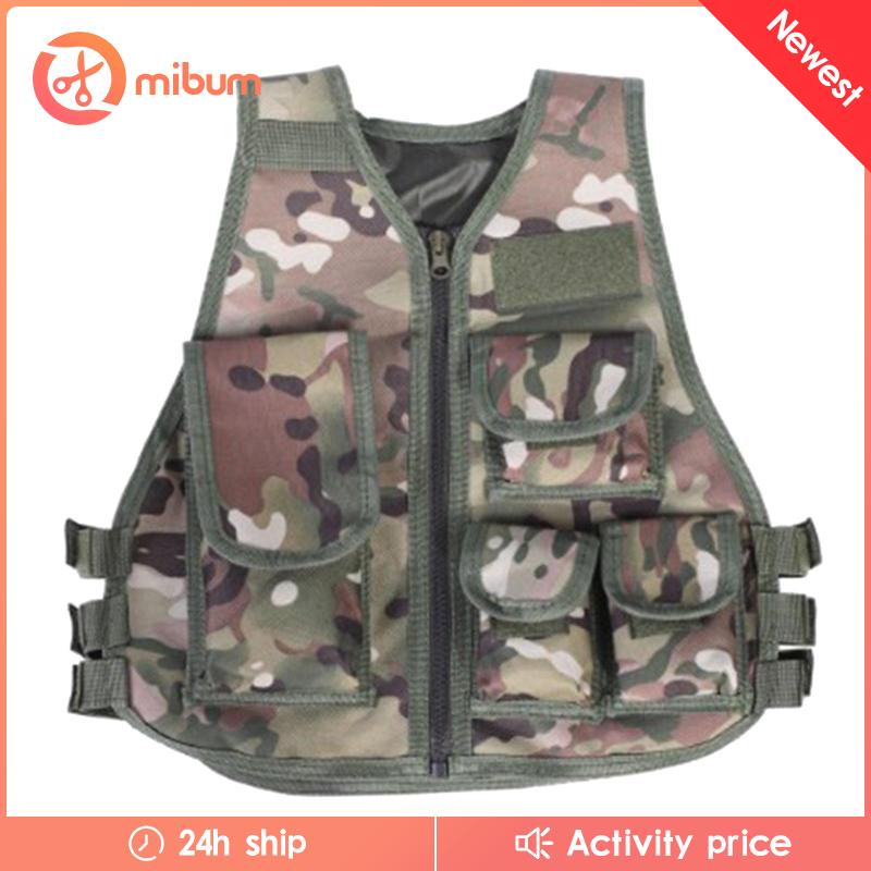Áo Vest Chiến Đấu Thoáng Khí Có Thể Điều Chỉnh Dành Cho Trẻ Em Chơi Ngoài Trời