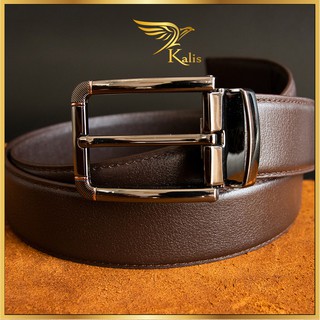 Dây Nịt Nam Cao Cấp Chính Hãng Da Bò Nappa Thương Hiệu KALIS  Dây Lưng Nịt Thắt Thắc Lưng Nam Da Thật Thời Trang Đẹp