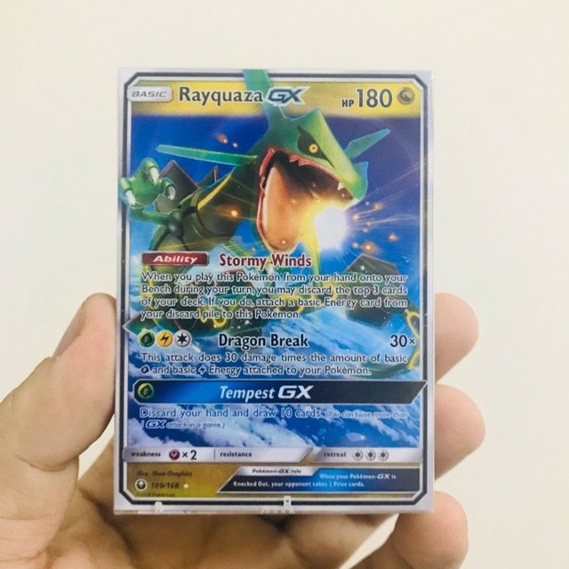 Bộ 60 thẻ bài Pokemon Battle Arena Decks - Rayquaza GX 2019