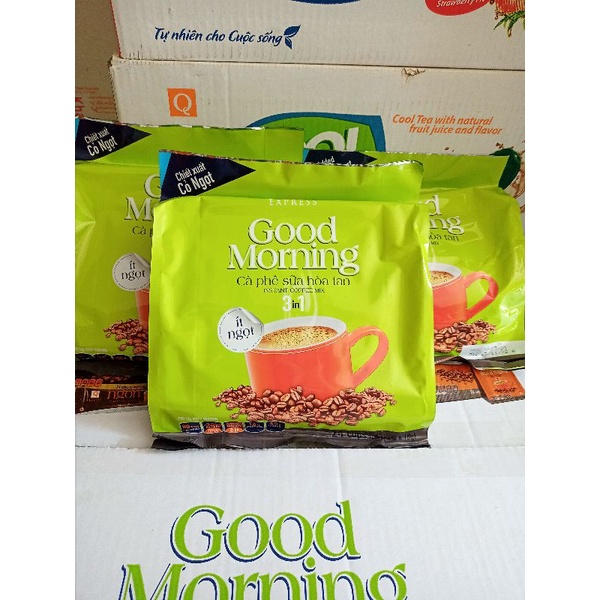 Cà Phê Sữa hòa tan Trần Quang Good Morning ít ngọt bịch 432g