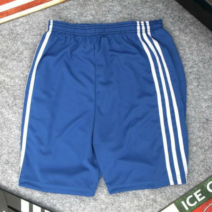 [XẢ HÀNG] Quần Short 3 Sọc Thể Thao Unisex Nam Nữ, Quần Lửng Lines Ống Rộng Chất Mát Nhiều Màu