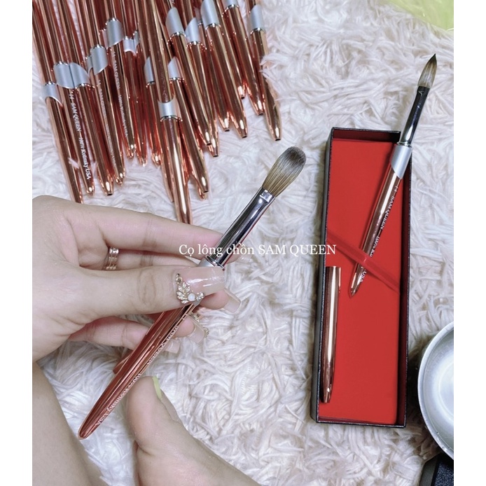 Cọ đắp bột USA cao cấp 100% lông chồn thật nguyên chất không pha.