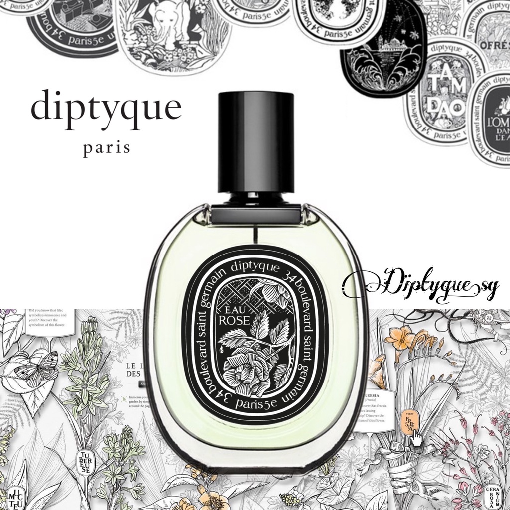 ⚜️ Nước hoa Diptyque Eau Rose EDP Test 5ml/10ml/20ml