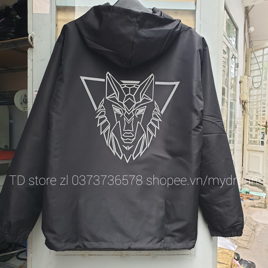 Áo khoác dù Hades phản quang cực hot