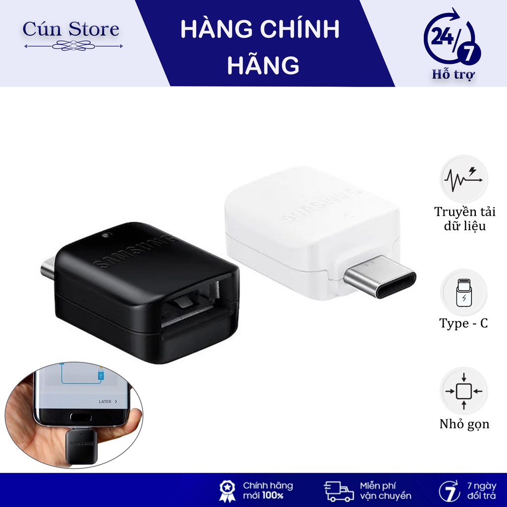 Đầu chuyển đổi OTG Type C Samsung chính hãng | Bảo hành 12 tháng
